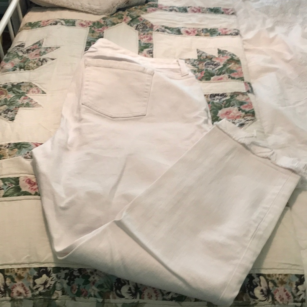 Torrid white boyfriend jean